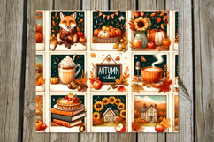 Autumn vibes | 4 fall Skinny Tumbler Sublimation designs P Product Image 4