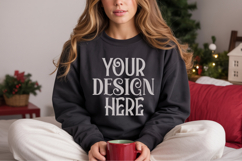 Christmas Gildan 18000 Crewneck Sweatshirt Mockups Product Image 1