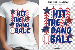 Baseball png design for T-shirts Product Image 4