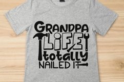 Grandpa Life Totally Nailed It Svg, Father&#039;s Day Svg. Product Image 5