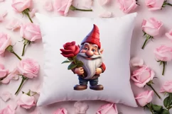 Cute Valentine Gnome Clipart, Gnome Clipart, Cute Gnome Product Image 4