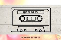 Best of the 80s, retro cassette svg Product Image 4