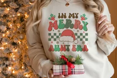 In my merry aunt era SVG, Merry Era SVG, Holly Era SVG Product Image 5