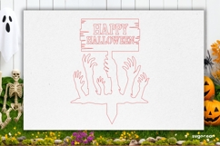Happy Halloween Garden Stake Laser Cut | Glowforge | SVG Product Image 3