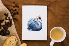 Swan Winter Costume Watercolor Sublimation Bundle Png Product Image 4