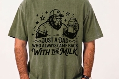 Just A Dad Who Always Came Back With The Milk Svg, Funny Svg Product Image 5