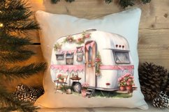 Watercolor Caravan Clipart, Caravan Clipart, Caravan Product Image 4