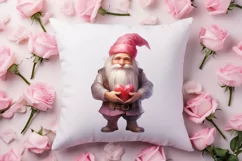 Cute Valentine Gnome Clipart, Gnome Clipart, Cute Gnome Product Image 4