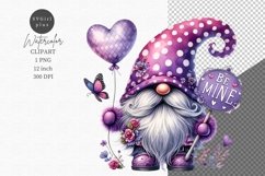 Valentines Day, Gnome clipart, Be mine Product Image 1