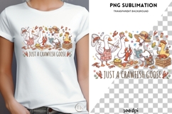 Crawfish goose png design for T-shirts Product Image 4