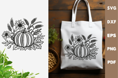Pumpkin SVG, Fall, Cutting board, Laser cut, Cricut svg Product Image 4