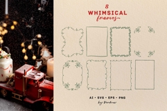 Vector retro whimsical frames Product Image 1