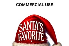 Santa&#039;s Favorite PNG, Funny Christmas Designs Product Image 5