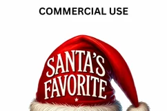 Santa's Favorite PNG, Funny Christmas Designs Product Image 5