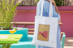 Minimal Abstract Sunset Landscape Embroidery Design Product Image 4