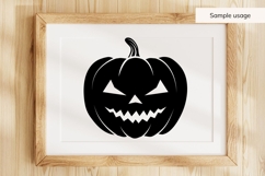 Jack O Lantern Silhouette SVG Product Image 4