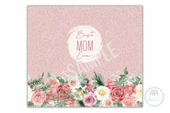 Mother's Day Tumbler Wrap Tumbler Sublimation Design PNG Product Image 3