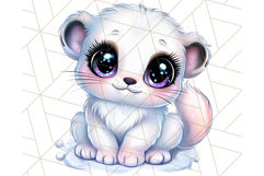 Arctic Animals Kawaii Clipart PNG, Cute Polar Creatures Art Product Image 4