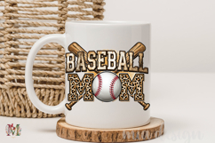 Baseball Mom PNG, Leopard Sports Game Day Sublimation Product Image 4