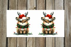 Christmas Deers | 4 funny Sublimation Mug designs, PNG Product Image 4