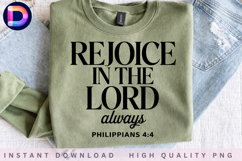 Rejoice in the Lord Always Philippians 4:4 Christian Bible Product Image 4