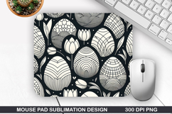 Easter Eggs Mouse Pad Sublimation, Easter Mouse Pad PNG Product Image 1