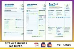 ADHD Productivity Blueprint Planner Product Image 4