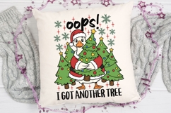 Oops I Got Another Tree Png, Christmas Goose Sublimation Png Product Image 5