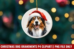Breeds Of Christmas Dog Ornaments Clipart Bundle PNG Product Image 5