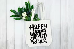 Happy new year y'all SVG, Happy New Year SVG Product Image 3