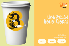 Honeyclay Boho Floral Monogram Product Image 1