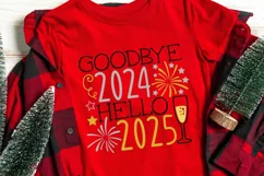 Goodbye 2024 Hello 2025 svg, New years Eve Svg, New Year Svg Product Image 4