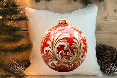 Christmas Bauble Sublimation Clipart, Christmas Bauble Product Image 4