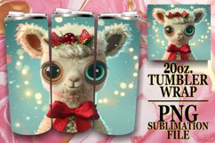 3D Christmas Tumbler Wrap for 20oz Sublimation Product Image 1
