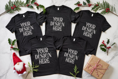 Christmas Family Matching Group Flat Lay Mockup Product Image 1