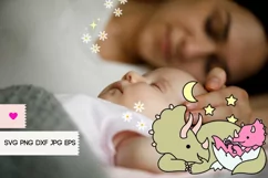 Mother to be SVG - Motherhood SVG, Mamasaurus SVG Product Image 4