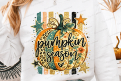 Pumpkin Season SVG PNG Floral Leopard Pumpkin Autumn Fall Product Image 1