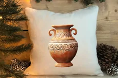 Christmas Antique Vases Clipart, Christmas Clipart Product Image 4