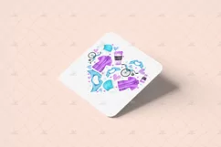 Medical Worker/Nurse Love Heart Sublimation PNG Design Product Image 2