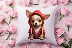 Cute Valentine Dog Clipart, Valentines Day Dog Clipart Product Image 4