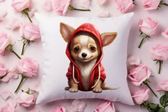 Cute Valentine Dog Clipart, Valentines Day Dog Clipart Product Image 4