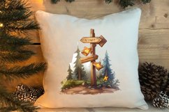 Western Christmas Cowboy Clipart Sublimation, Christmas PNG Product Image 4