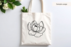 Hand Drawn Peony Flower SVG Product Image 4