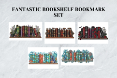 Fantastic Bookshelf Horizontal Bookmark Set,Magical Library Product Image 4