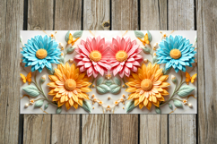 Spring 3D flowers | 4 Mug Sublimation designs PL Product Image 4