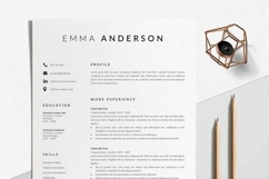 Professional Minimalist Resume Template Word Bundle Product Image 5