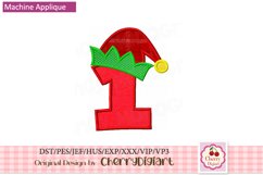 Christmas ELF Numbers machine embroidery bundle 1610B Product Image 6