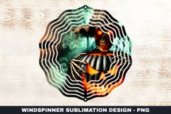 Halloween Wind Spinner Sublimation Design Product Image 1