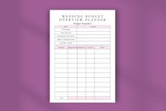 Wedding Budget Overview | Editable Canva Planner Template | Product Image 4