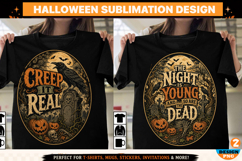 Creep It Real &amp; The Night Is Young | Halloween Sublimation D Product Image 2